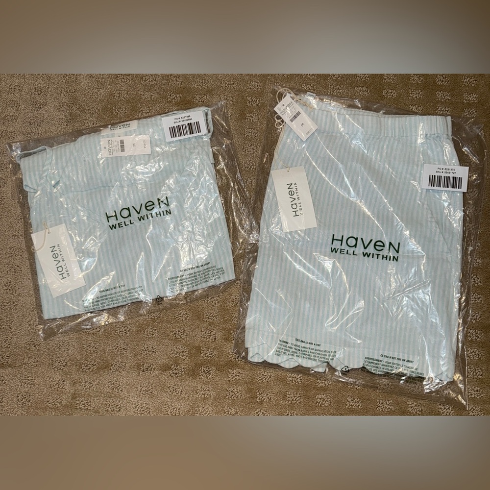 Haven Well Within cami/short pj set, size M